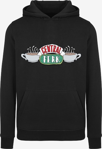 F4NT4STIC Sweatshirt 'Friends Central Perk Sketch' in Schwarz: Vorderseite