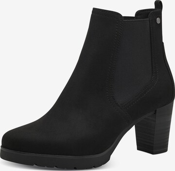 TAMARIS Chelsea Boots in Black: front