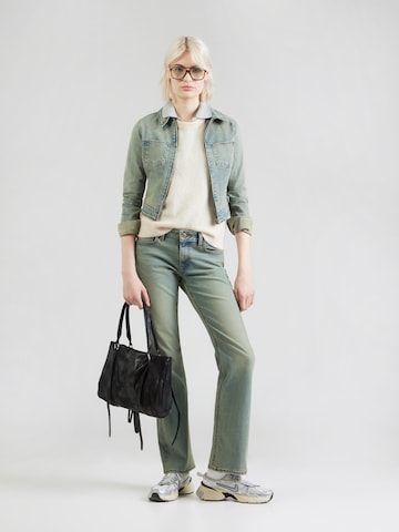 mėlyna LEVI'S ® Demisezoninė striukė 'Y2K Stretch Fitted Trucker Jacket'