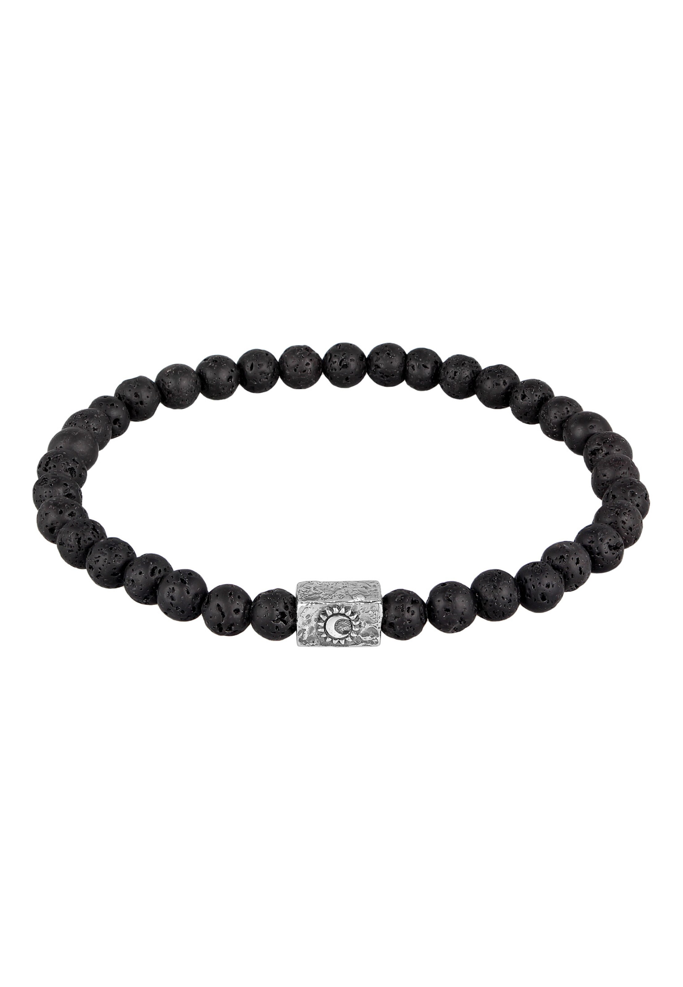 Haze&Glory Armband 'Sonne' in Schwarz: Vorderseite