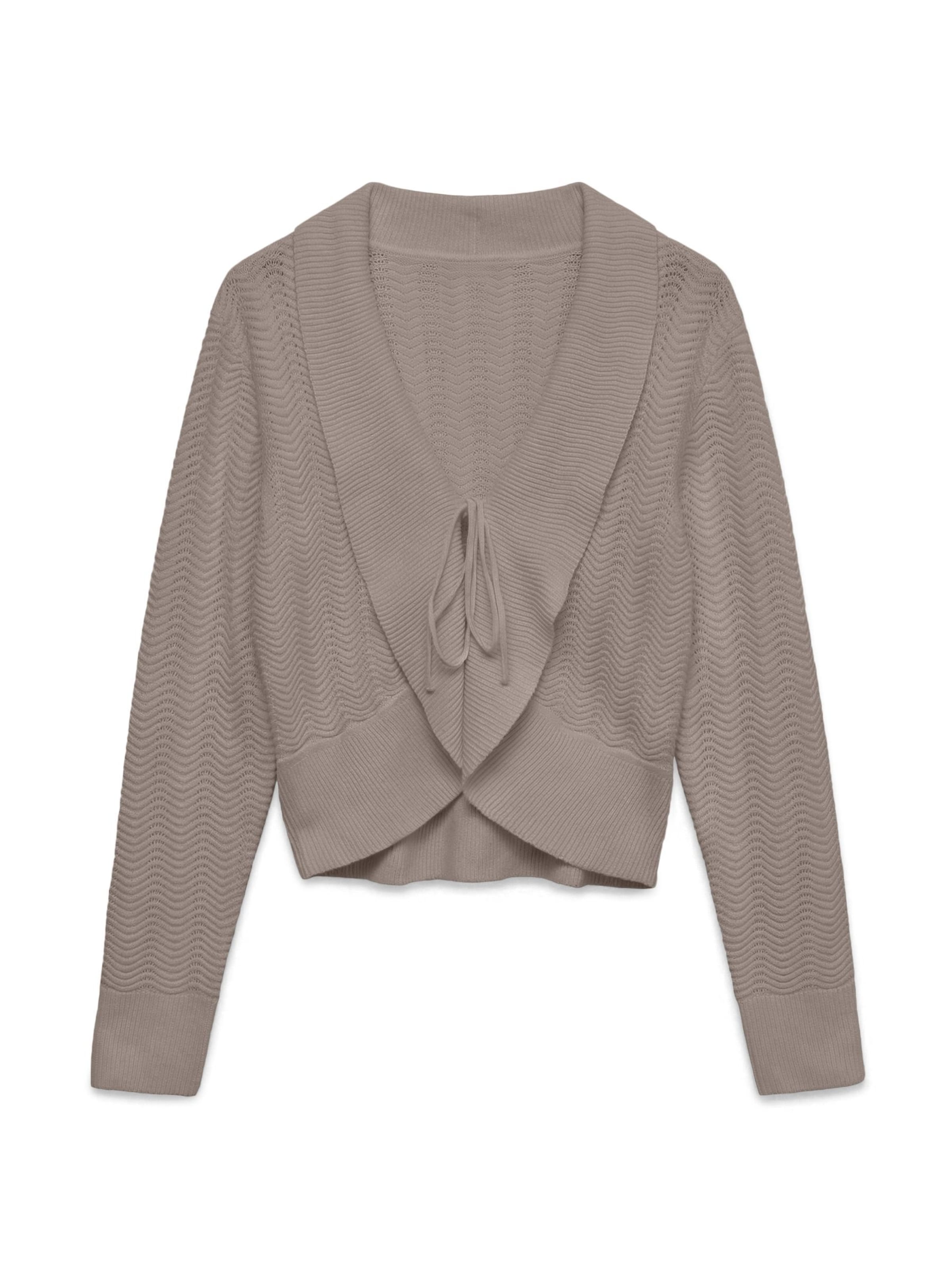 Cardigan 'VM' VERO MODA en beige : devant