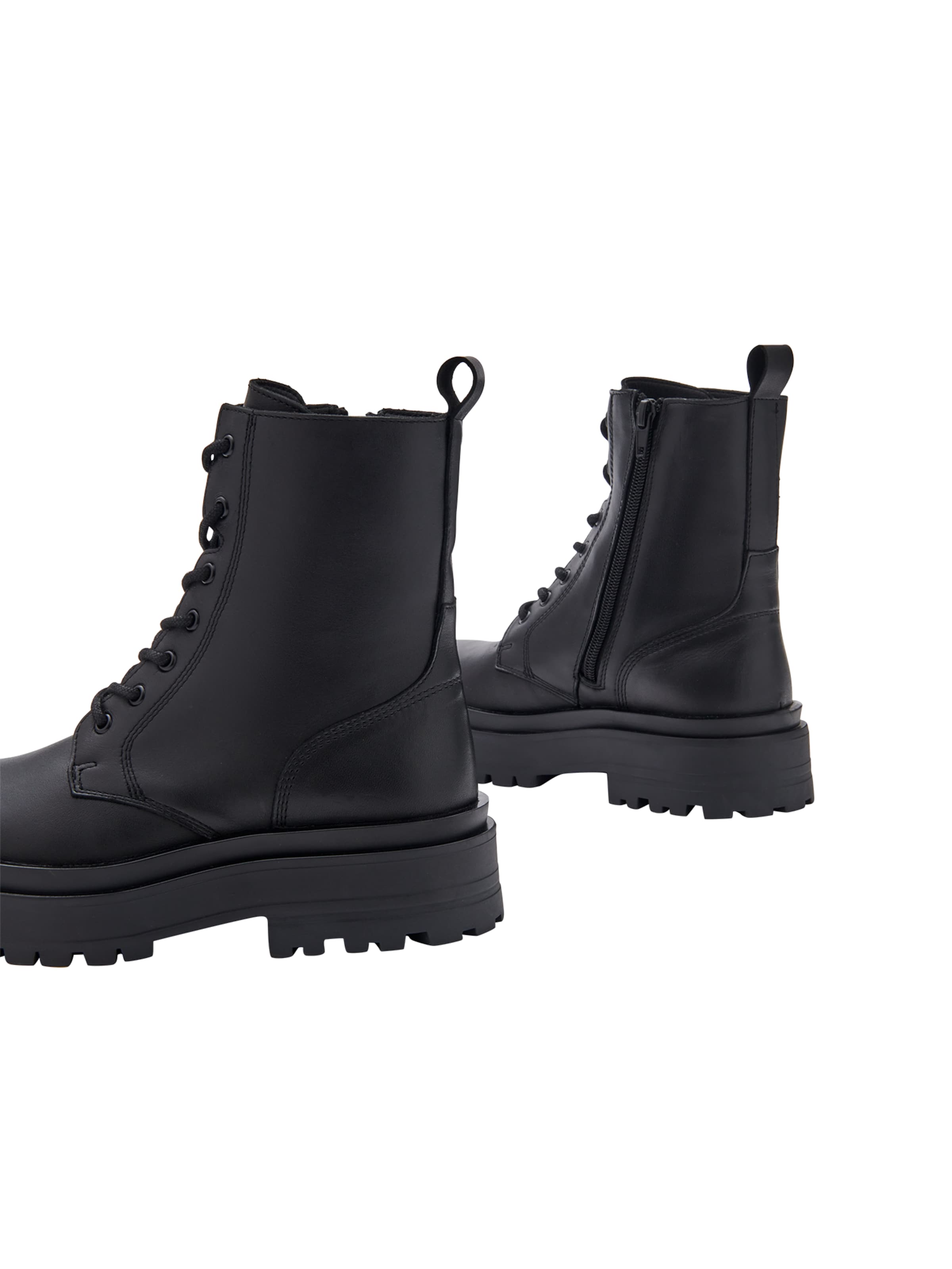 Bottines à lacets 'Rufina' EDITED en noir