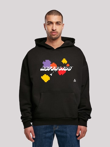 F4NT4STIC Sweatshirt 'Atari Asteroids Retro Gameplay' in Black: front