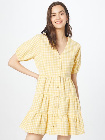 In The Style Sukienka koszulowa 'JOSSA' w kolorze żółty: przód