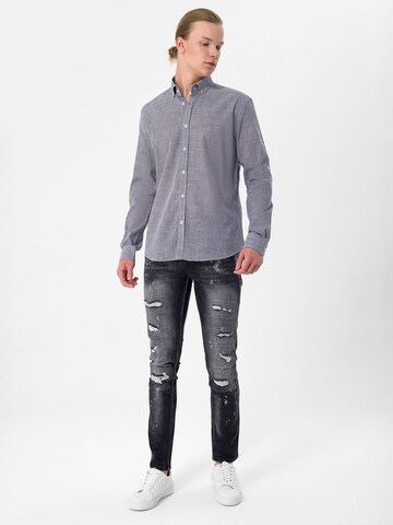 Moxx Paris Regular fit Overhemd in Zwart