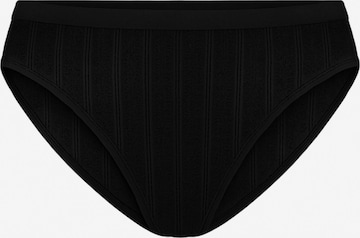 Albero Natur Panty 'Bio-Baumwoll Jacquard Slip' in Black: front