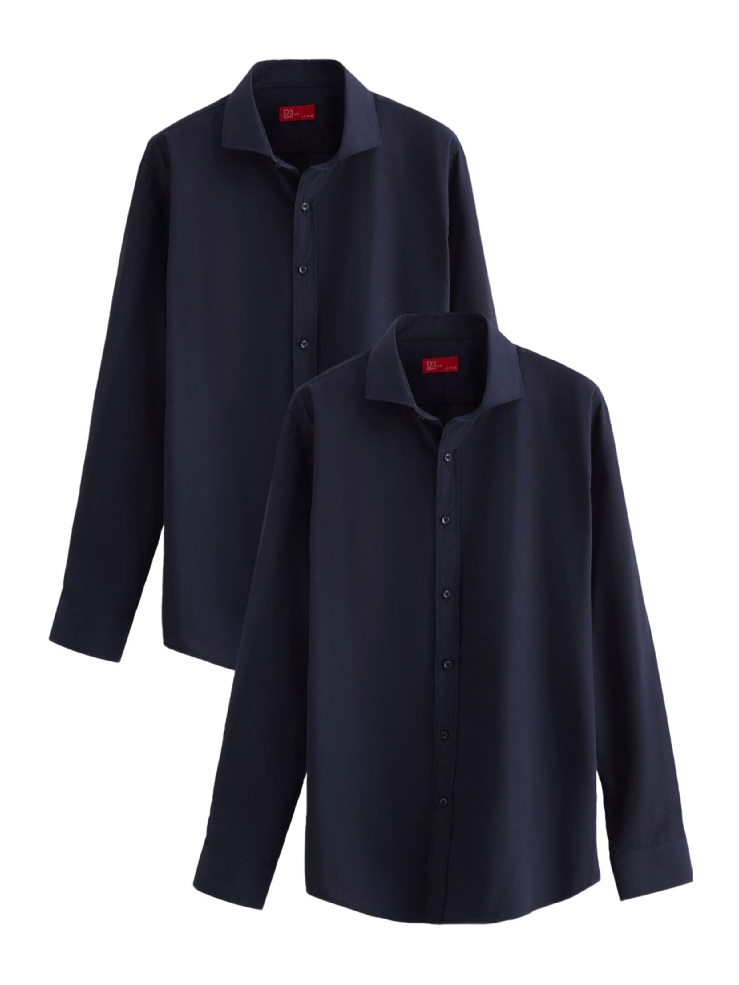 D’S Damat Regular fit Button Up Shirt in Blue: front