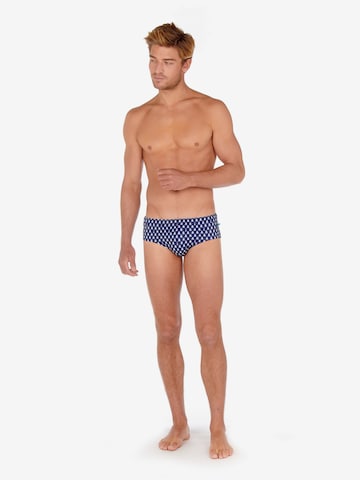 HOM Swim Trunks 'Escale Mini' in Blue: front