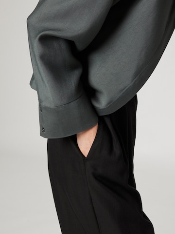 Guido Maria Kretschmer Women Wide leg Pleat-Front Pants 'Rabea' in Black