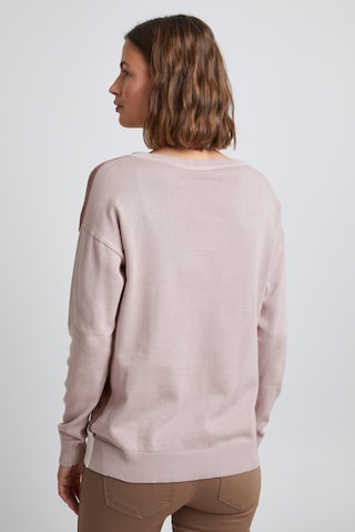 Fransa Strickpullover 'FREMBLOCK 1' in Lila