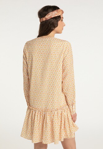 IZIA Shirt Dress in Yellow