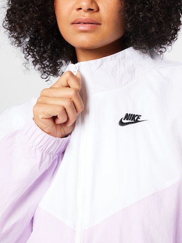 Nike Sportswear Athletic Jacket in White