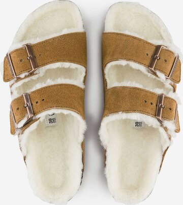 BIRKENSTOCK Pantolette 'Arizona' in Braun