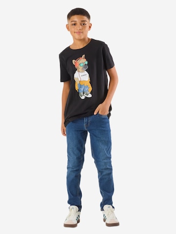 Denim Factory - Camiseta 'San Diego' en negro