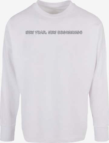 T-Shirt 'New Year' Merchcode en blanc : devant