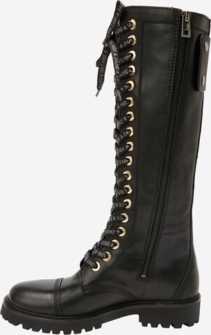 Zadig & Voltaire Schnürstiefel 'JOE' in Schwarz