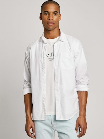 Pepe Jeans Regular Fit Hemd 'Arnold' in Weiß: Vorderseite