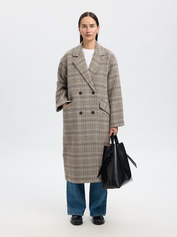 Manteau mi-saison 'SLFHarper' SELECTED en beige : devant