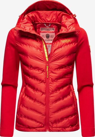 NAVAHOO Between-season jacket 'Nimm Mich Mit' in Red: front