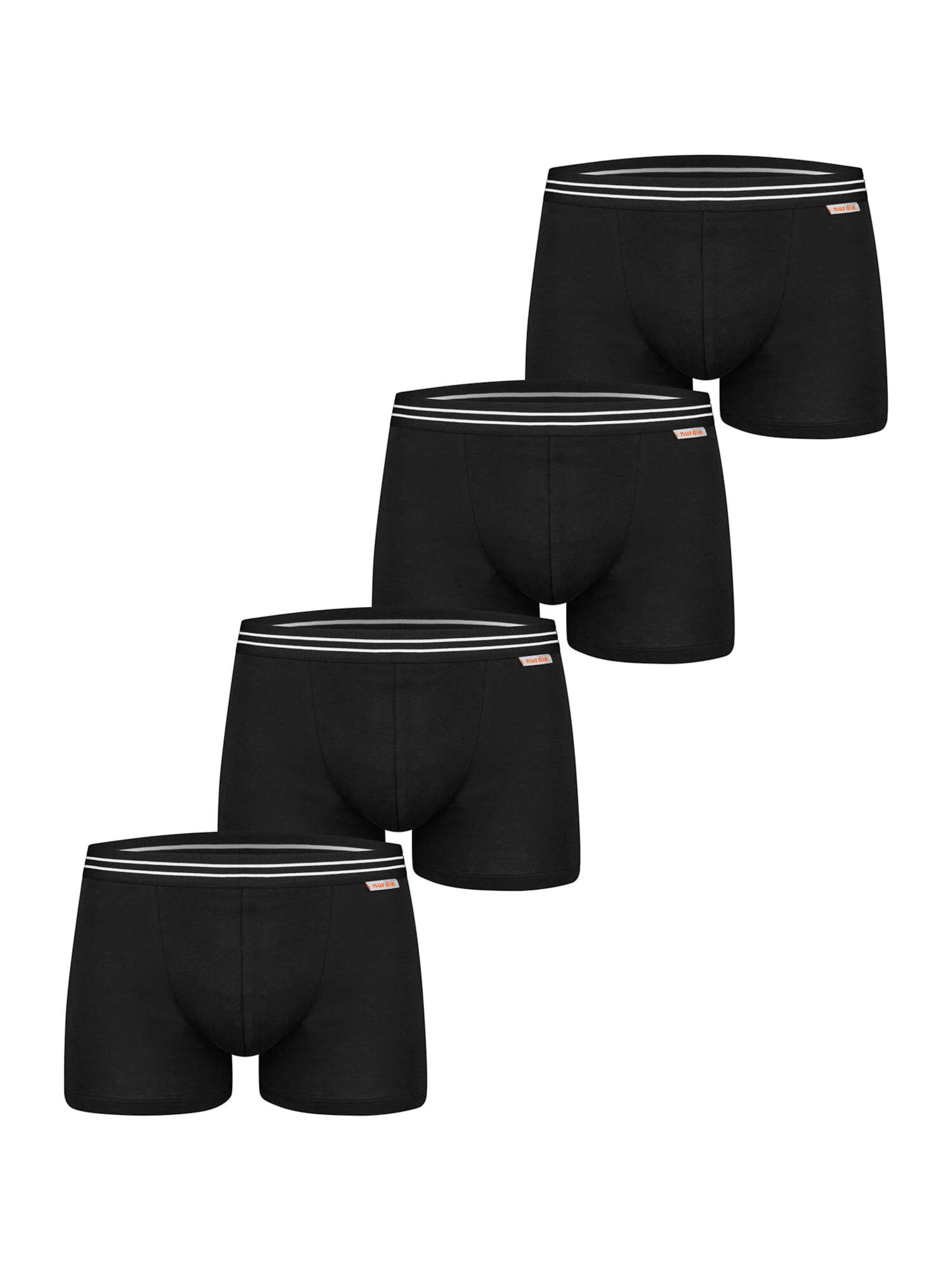 Nur Die Boxer shorts ' Cotton Stretch ' in Black, Item view