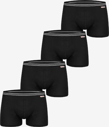 Nur Die Boxer shorts ' Cotton Stretch ' in Black: front