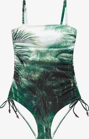Bandeau Maillot de bain Next en vert : devant