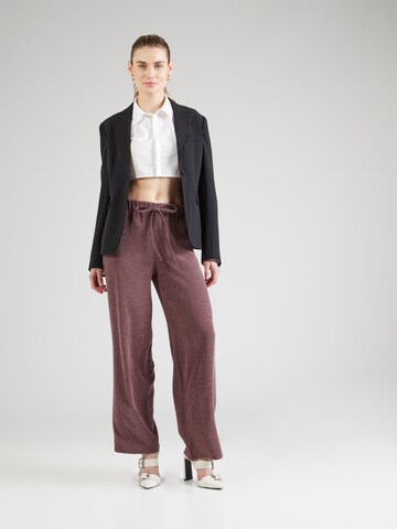 VERO MODA Wide leg Trousers 'VMLUNA' in Red
