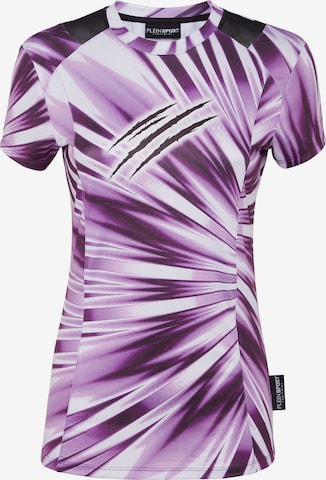 T-shirt Plein Sport en violet : devant