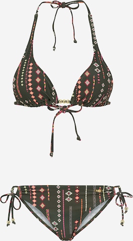 žalia BUFFALO Bikinis 'Inka': priekis