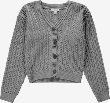 ESPRIT Knit Cardigan in Grey: front