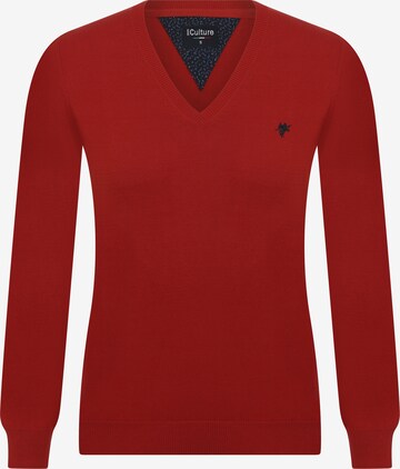 DENIM CULTURE Pullover 'ISABELLA' in Rot: predná strana