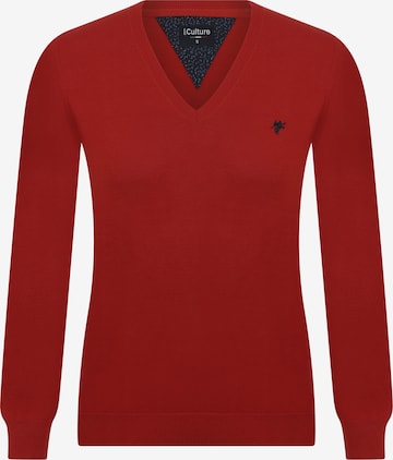 DENIM CULTURE Sweater 'ISABELLA' in Red: front