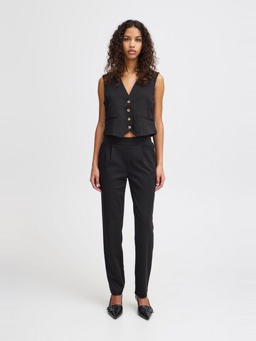 ICHI - regular Pantalón chino ' Kate ' en negro
