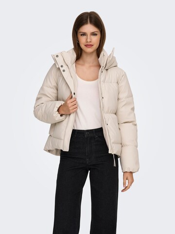ONLY Kurtka zimowa 'ONLAGNES' w kolorze beżowy: przód
