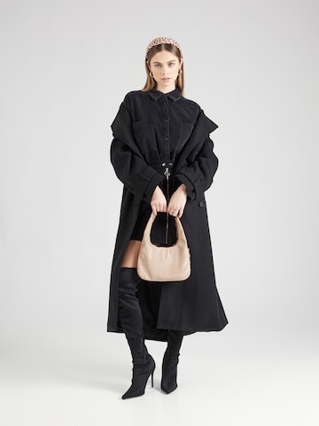 Gina Tricot Płaszcz przejściowy w kolorze czarny