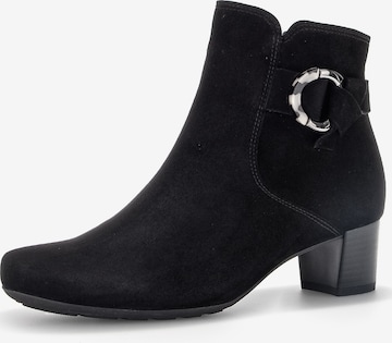 GABOR Booties in Black: front