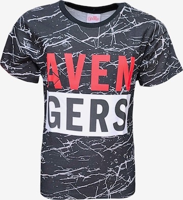 Marvel Avengers Shirt 'Avengers T-Shirt' in Schwarz: Vorderseite