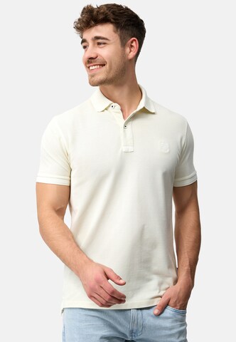 INDICODE JEANS Shirt 'Jorah' in Wit: voorkant