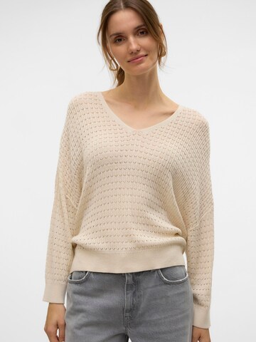 Pull-over 'VMNew Lexsun' VERO MODA en beige