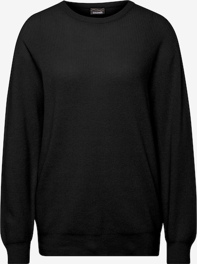 Goldner Pullover in schwarz, Produktansicht