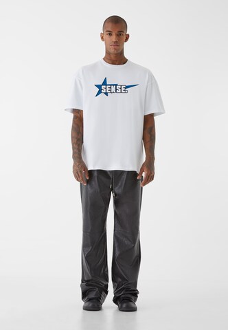 9N1M SENSE T-Shirt 'Star' in Weiß