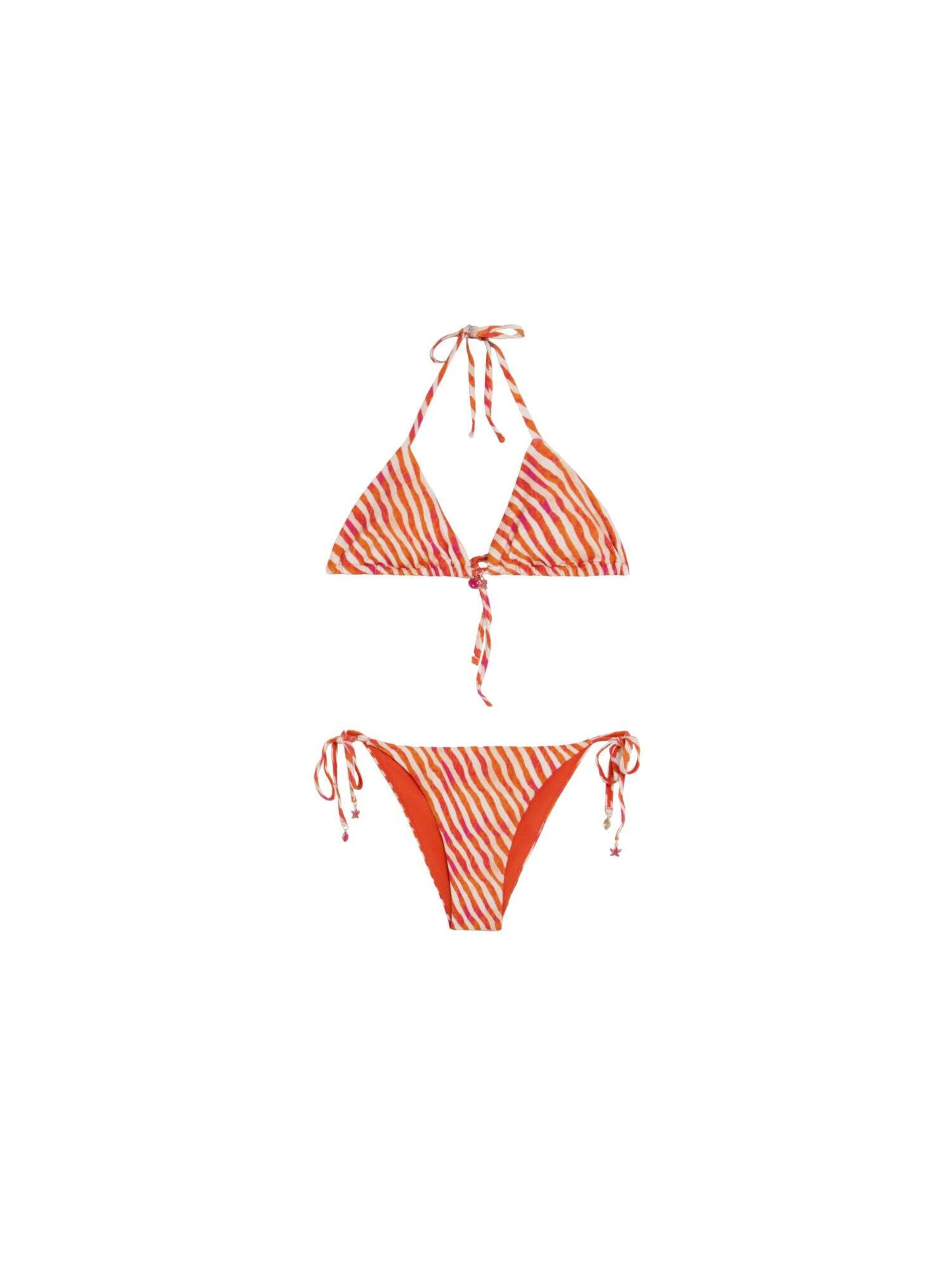 Scalpers Triangel Bikini in Orange: Vorderseite