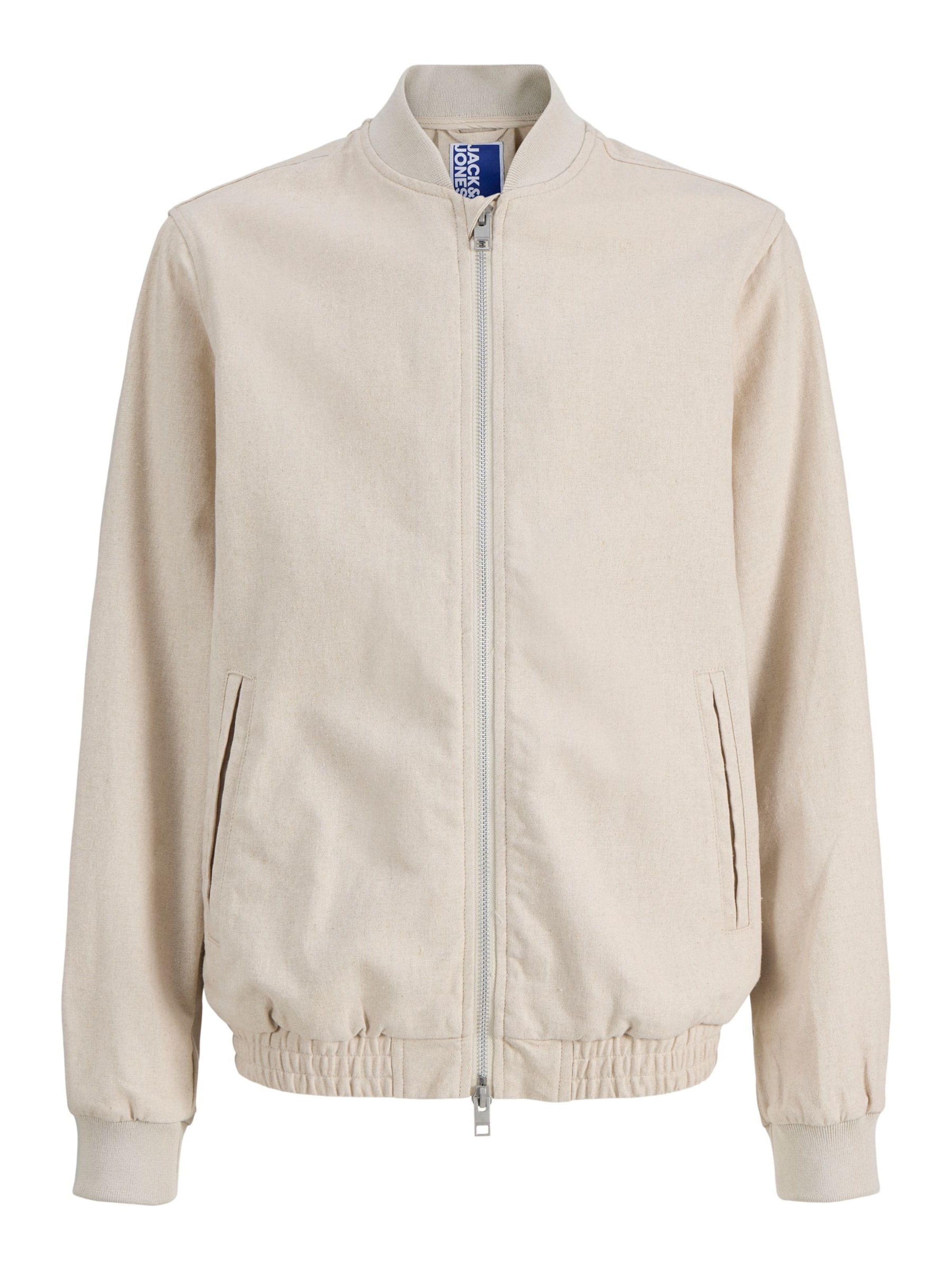 Veste mi-saison Jack & Jones Junior en beige : devant