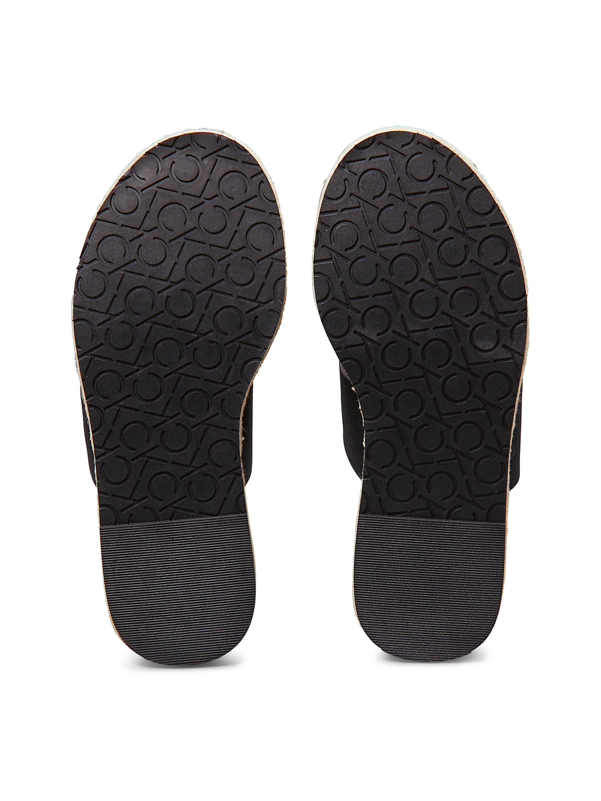 Calvin Klein Sandale in Schwarz