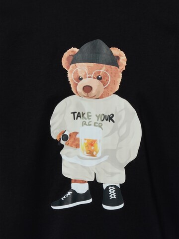 Chill Pill Shirt ' Beer Bear ' in Black