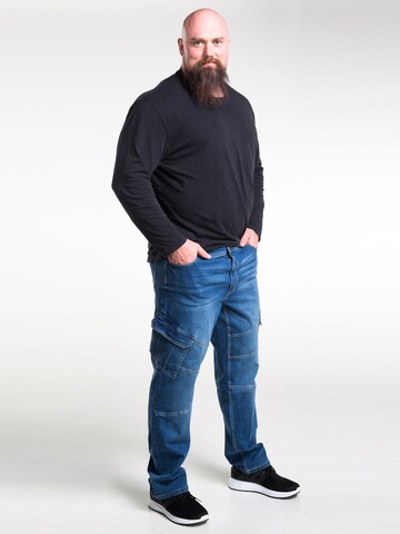 Mill&Tailor Regular Jeans ' 6 Pocket Cargo Style ' in Blue
