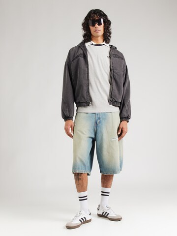 ADIDAS ORIGINALS Majica '3-Stripes Long Sleeve' | siva barva
