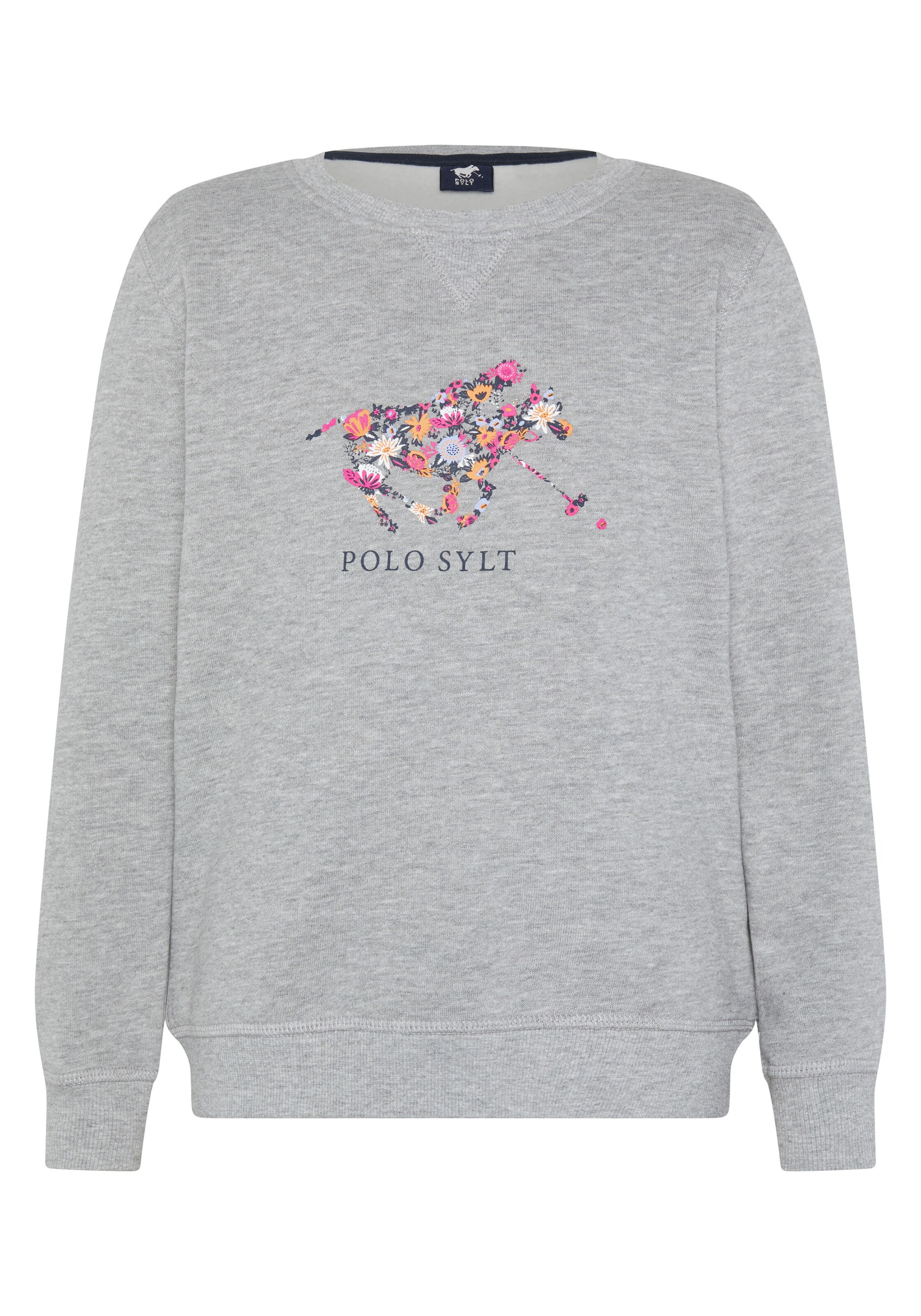 Polo Sylt Sweatshirt in Grau: Vorderseite