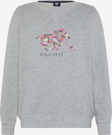 Polo Sylt Sweatshirt in Grau: Vorderseite