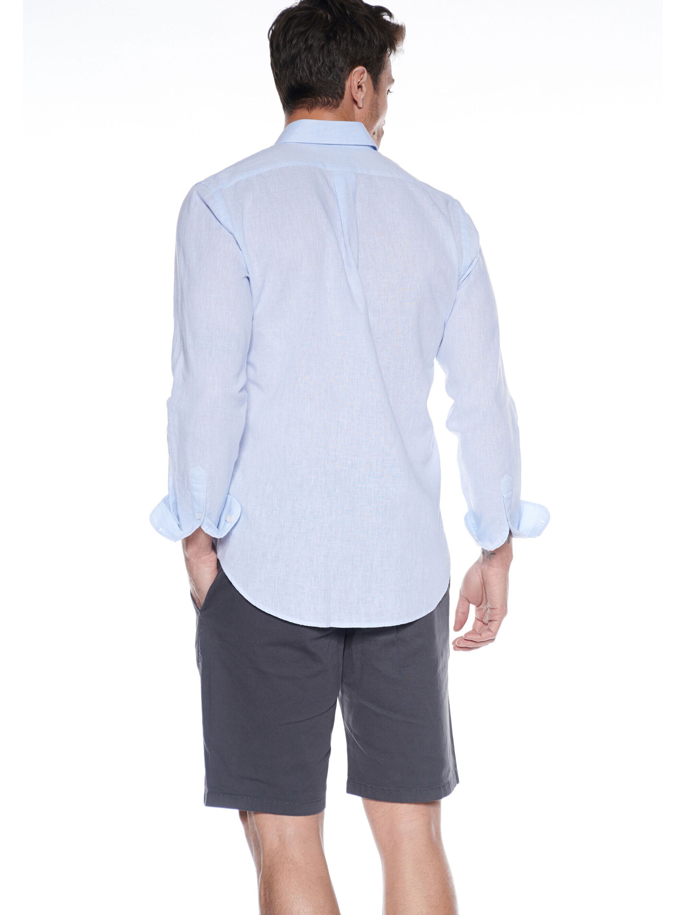 Steffen Klein Slim fit Overhemd in Blauw